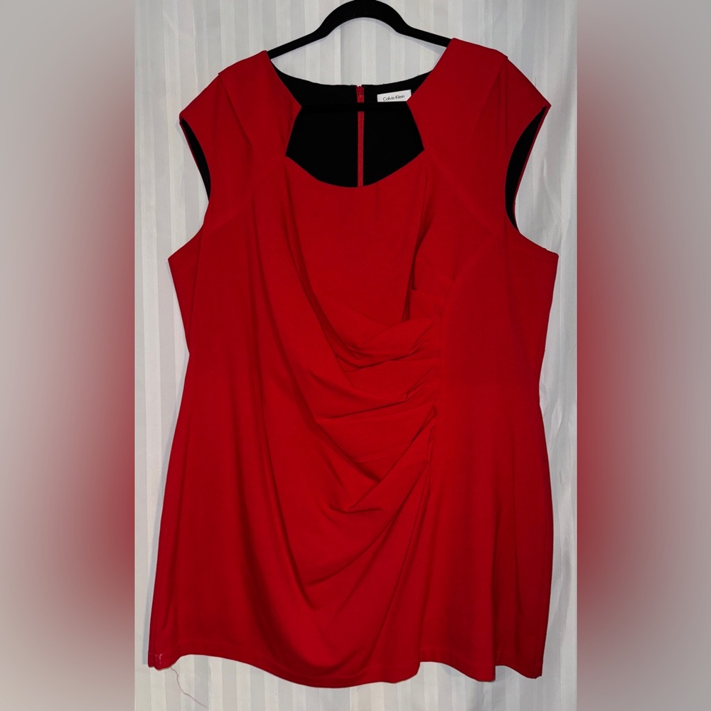 Calvin Klein Cap Sleeve Mini Dress Size 22W